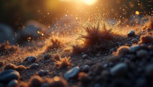 beim fallen verhält sich die dunkle materie ähnlich wie gewöhnliche materie, was neue einblicke in ihre eigenschaften und ihr verhalten ermöglicht.