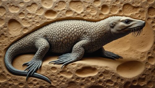 die erhaltene haut eines prähistorischen reptils, das vor den dinosauriern lebte, enthüllt eine erstaunliche verbindung zu heutigen robben und bietet neue einblicke in die evolution.