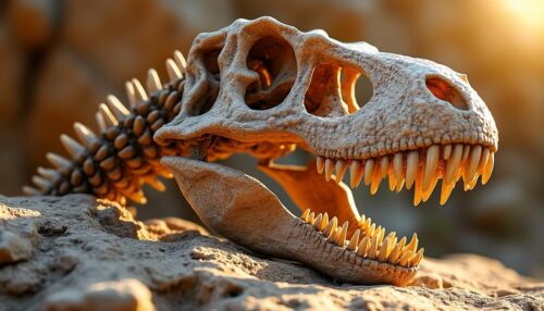 entdecken sie die faszinierende welt der paläontologie mit einem außergewöhnlich gut erhaltenen fossilen schädel, der eine neu entdeckte dinosaurierart enthüllt.